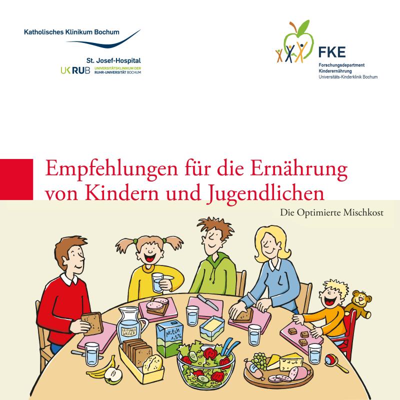Empfehlungen für die Ernährung von Kindern und Jugendlichen